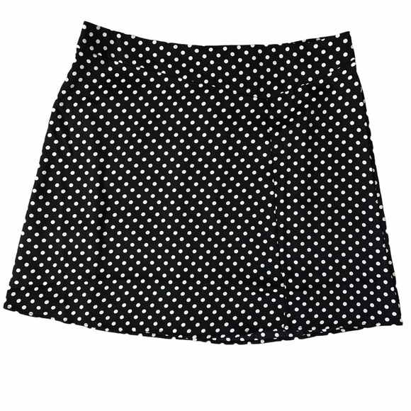 BCBGMaxazria Black and Polka Dot Skirt Size:12 - Picture 1 of 6